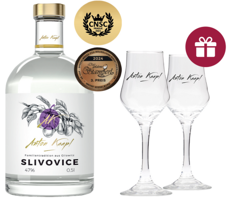 Anton Kaapl Slivovice + darček