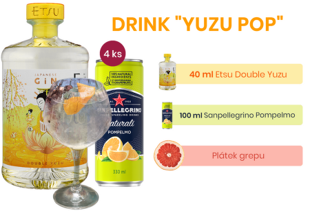 Etsu Double Yuzu Japanese Gin + darček