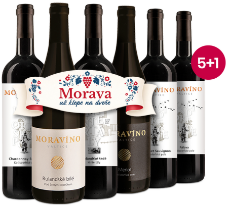 Moravíno fľašky 5+1