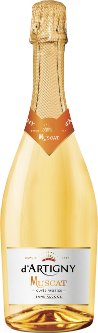 D´Artigny Muscat Cuvée Prestige - nealkoholické víno polosuché