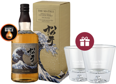 Matsui Peated whisky 0,7l + darček