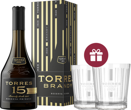 Torres 15 Years Old Reserva Privada 0,7l + darček
