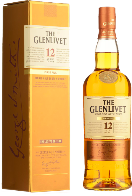 Glenlivet 12 YO v dárkovém boxu