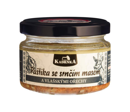Paštéta so srnčím mäsom a vlašskými orechmi 160g
