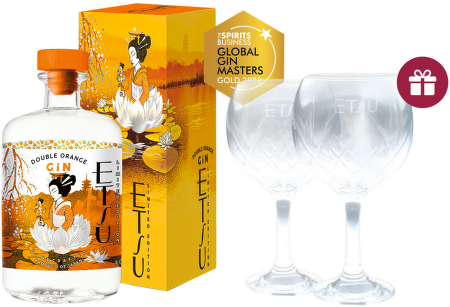 Etsu Double Orange Japanese Gin + darček