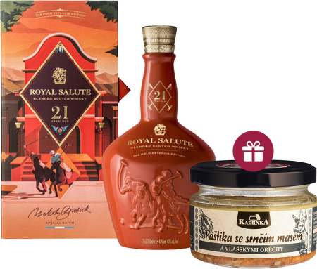 Chivas Royal Salute 21 Years Old Polo Estancia + darček