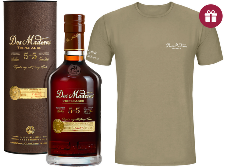 Dos Maderas P.X. 5+5 box 0,7l + tričko