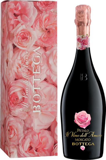 Bottega Petalo "Il Vino Dell'Amore" Moscato (parfémovaný box)