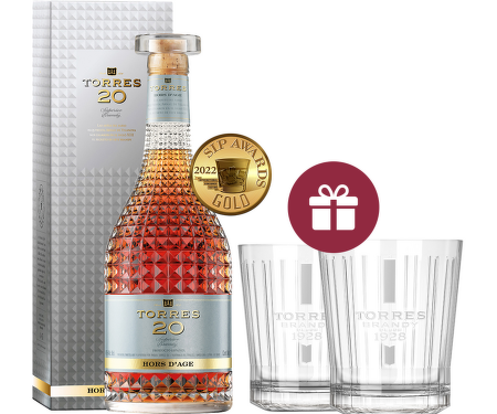 Torres 20 Years Old Hors D´Age 0,7l + darček