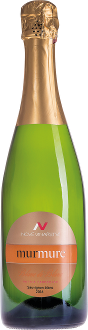 Sekt Sauvignon Blanc, Brut, Murmure, Nové Vinařství
