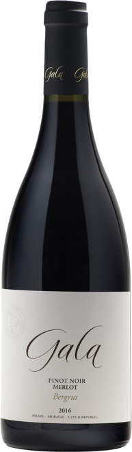 Pinot Noir-Merlot, výběr z hroznů, Bergrus, Gala