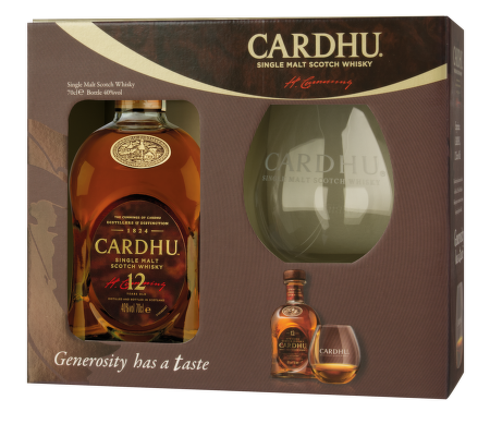 Cardhu 12 Years Old + sklenice 0,7l