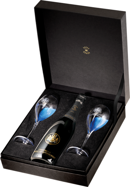 Barons de Rothschild Brut Romantic box 0,75l+ sklenice