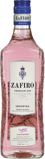 Zafiro Pink Premium Gin Strawberry 1l