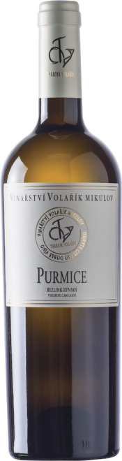 Ryzlink rýnský Terroir, výběr z hroznů, "Perná, Purmice", Volařík