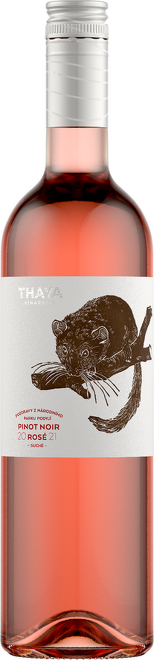 Pinot Noir rosé, pozdní sběr, Thaya