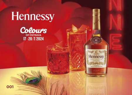 voucher na 2 drinky Hennessy na Colours of Ostrava
