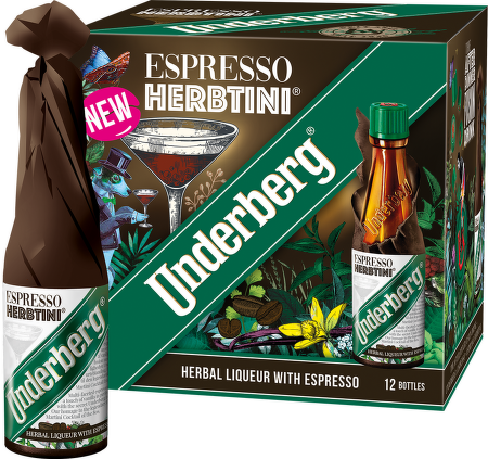 Underberg Espresso Herbtini sada 12 ks