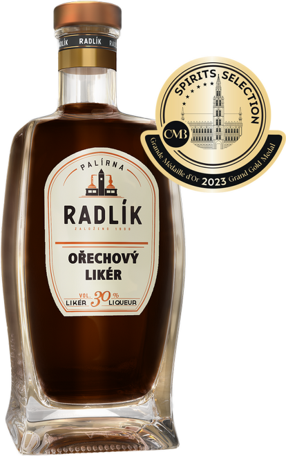 Radlík Ořechový likér 30% 0,5l