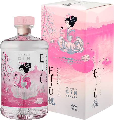 Etsu Sakura Japanese Gin 0,7l