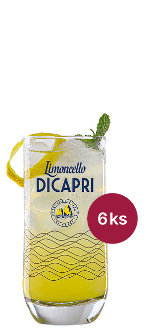 sada 6 sklenic Tumbler Limoncello 36cl