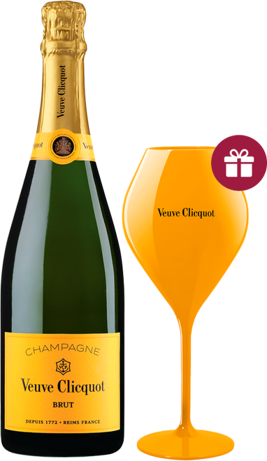 Veuve Clicquot Brut Yellow Label + pohár