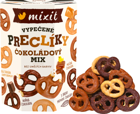 Mix praclíkov v čokoláde 250 g, Mixit