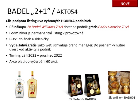 Aktivita Badel 2+1