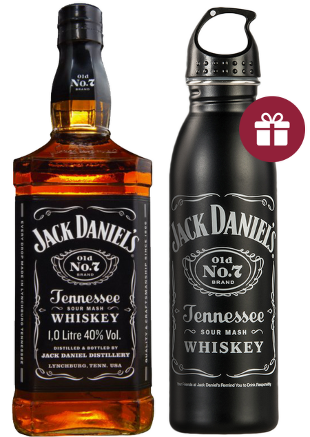 Jack Daniel´s Black 1l + darček