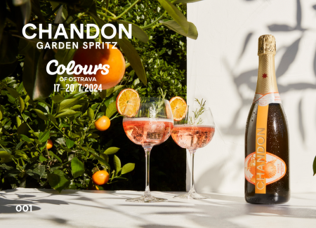 voucher na 2 drinky Chandon GS na Colours of Ostrava