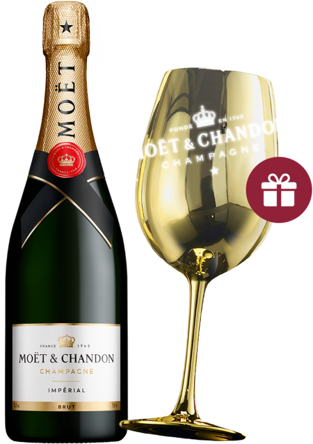 Moët & Chandon Brut Imperiál 0,75 l + pohár