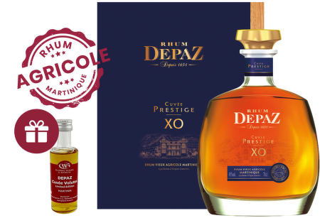 Depaz XO Cuvée Prestige, Martinique 0,7 l + darček