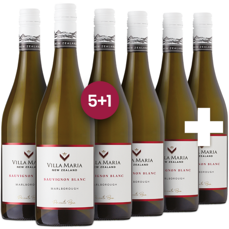 Sauvignon Blanc Marlborough, Villa Maria 5+1