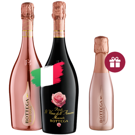 Bottega Rosé Gold & Petalo + darček