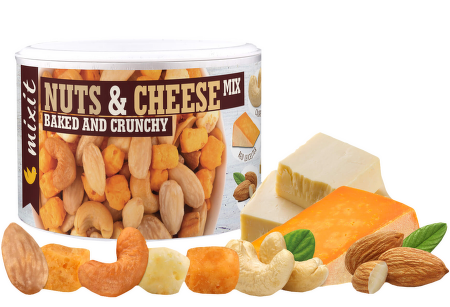 Mix pražených orechov a chrumkavého syra 120 g, Mixit