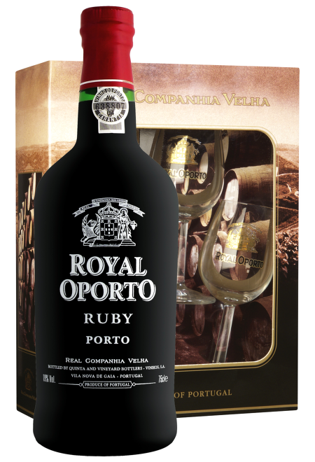 Royal Oporto Ruby - dárkové balení se skleničkami