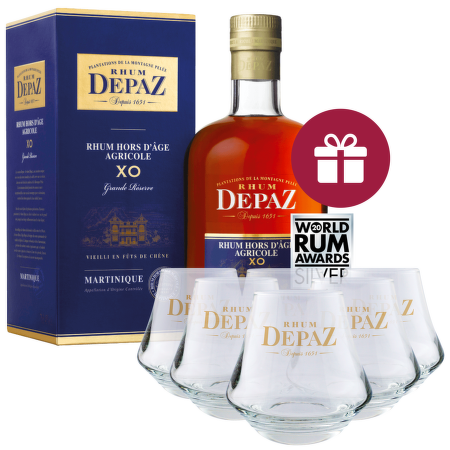 Depaz XO Grande Reserve, Martinique 0,7 l + darček