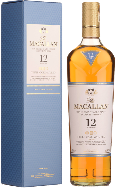 Macallan 12 Years Old Triple Cask 0,7l