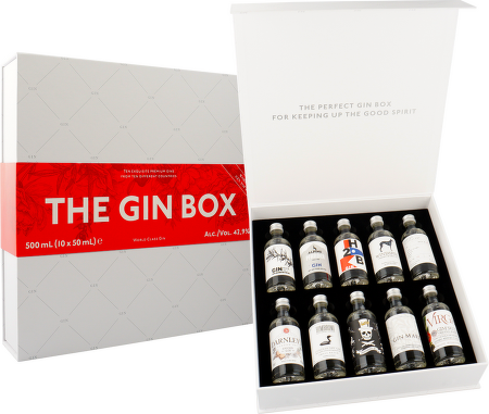 The Gin Box World Tour 10 x 50 ml