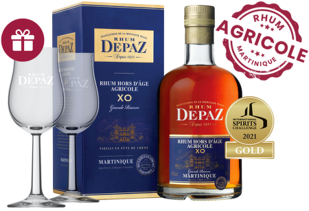 Depaz XO Grande Reserve, Martinique 0,7 l + darček