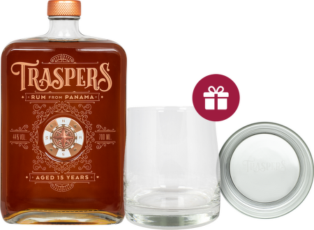 Traspers 15 YO Panama Rum + darček