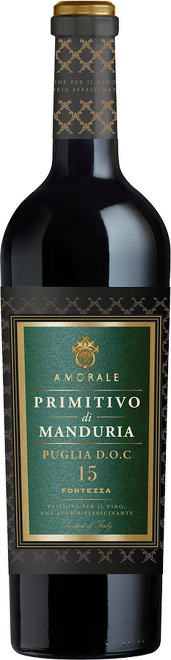 Amorale Primitivo di Manduria Puglia DOC 15 Fortezza