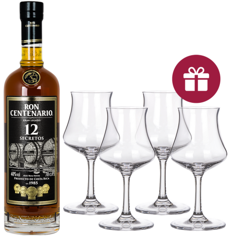 Centenario Rum 12 Secretos Gran Legado + darček