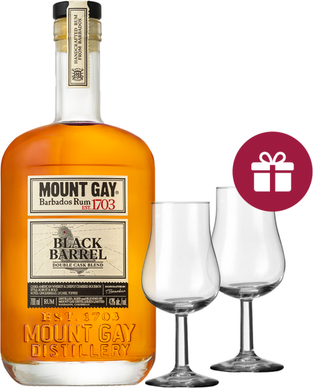 Mount Gay Black Barrel 0,7l + darček