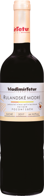 Rulandské modré, pozdní sběr, Tetur