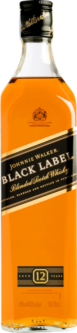 Johnnie Walker Black Label 12 Years Old 1l