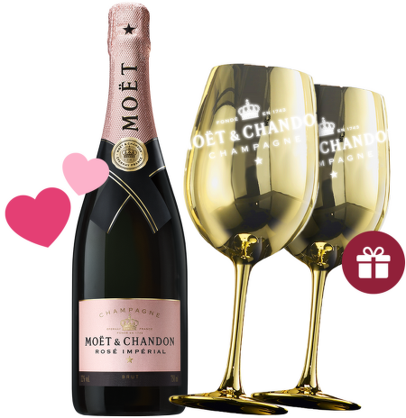 Moët & Chandon Rosé Imperial 0,75 l + pohár