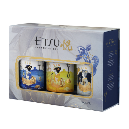 Dárková sada Etsu Japanese Gin 3x200ml