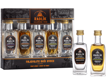 Radlík degustační sada miniatur 5 x 0,05 l