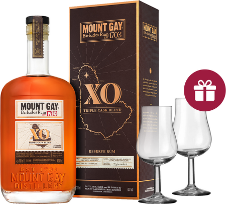 Mount Gay Rum XO + darček